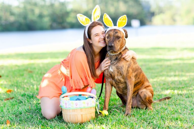 Happy Easter + Diesel’s First Easter Basket