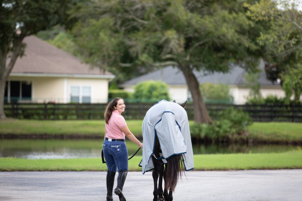 Horseware-Ireland-Amigo-Bug-Buster-Fly-Sheet-Horseware-Apparel-Pink-Polo-Denim-Breeches-Ariat-Tall-Boots