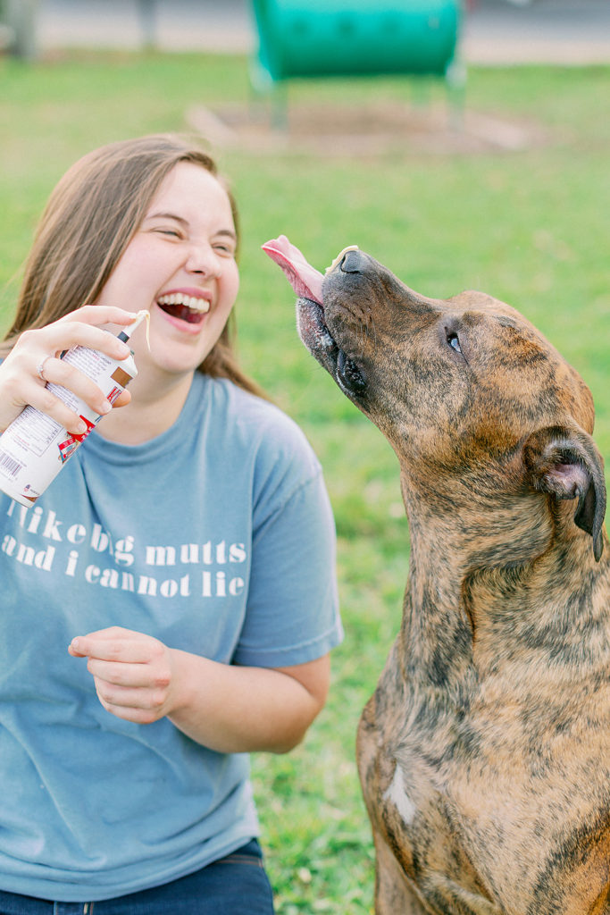 Kong-Easy-Treat-stuffing-Brindle-Dog-Sparkles-And-Sunshine-Blog