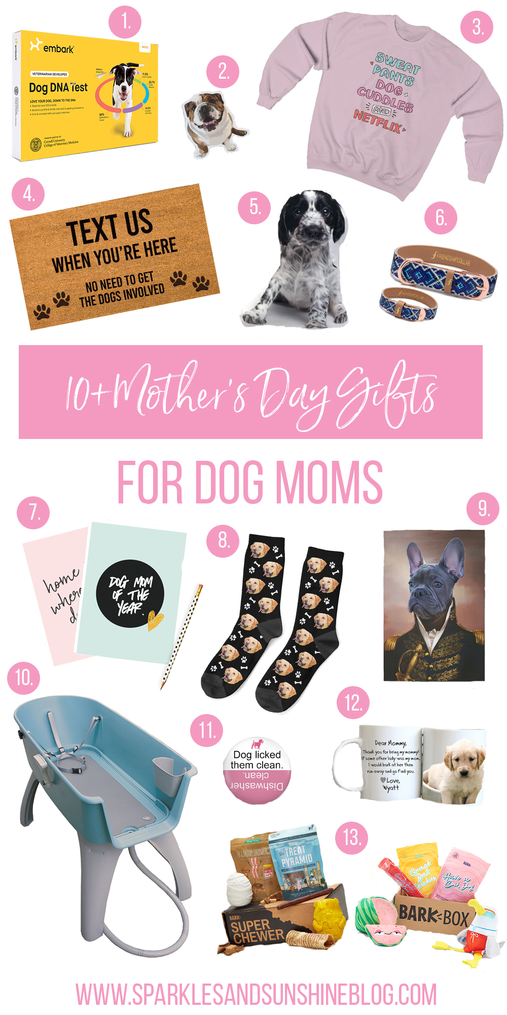 10+ Mother’s Day Gifts For Dog Mom’s Sparkles and Sunshine Blog