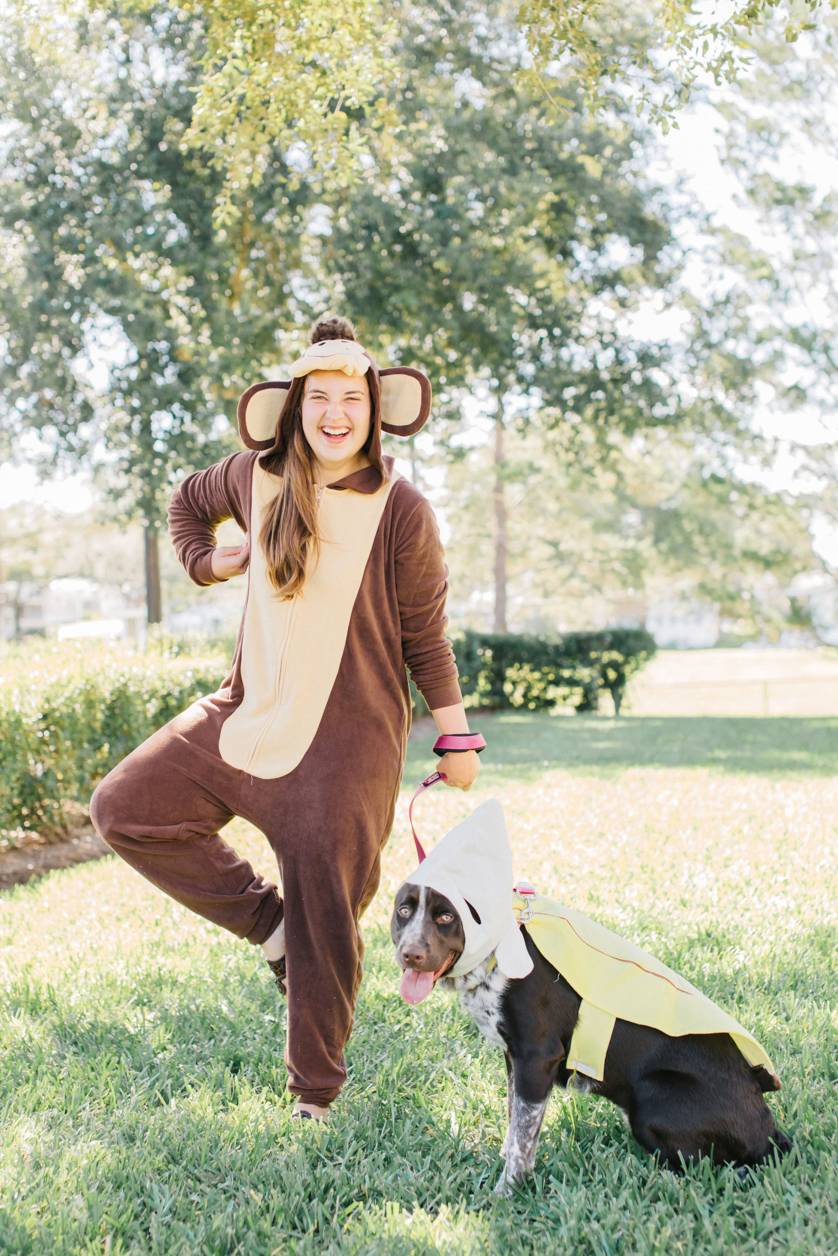 Dog Owner Costumes
 Dog And Owner Halloween Costume Monkey and Banana – Sparkles and