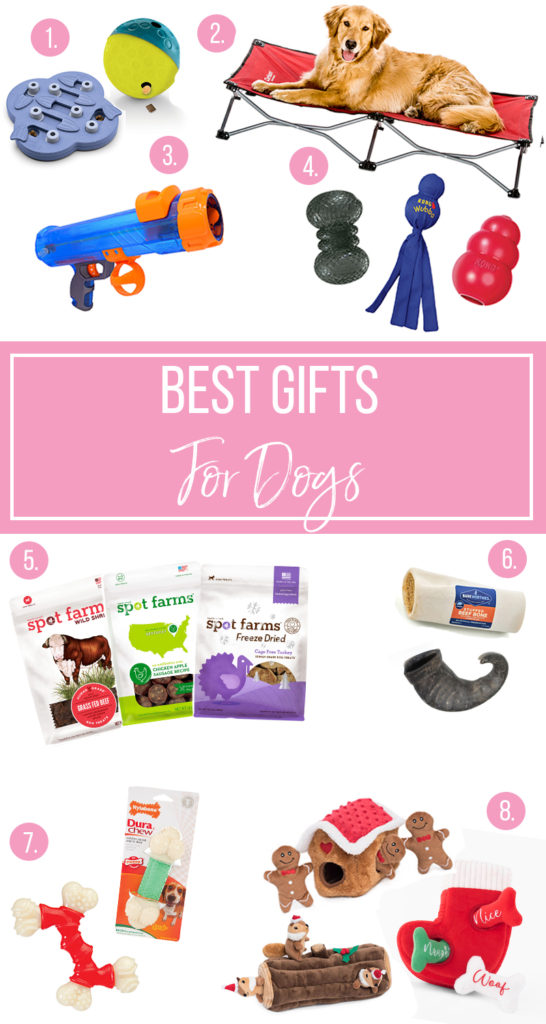 best-gifts-for-dogs-christmas-gifts-for-dogs-dog-gift-ideas-sparkles-and-sunshine-blog-carlson-pet-products-elevated-dog-bed-zippy-paws-burrow-dog-toys-nylabone-chew-toys-spot-farms-dog-treats-outward-hound-puzzles-interactive-dog-toys-kong-dog-toys