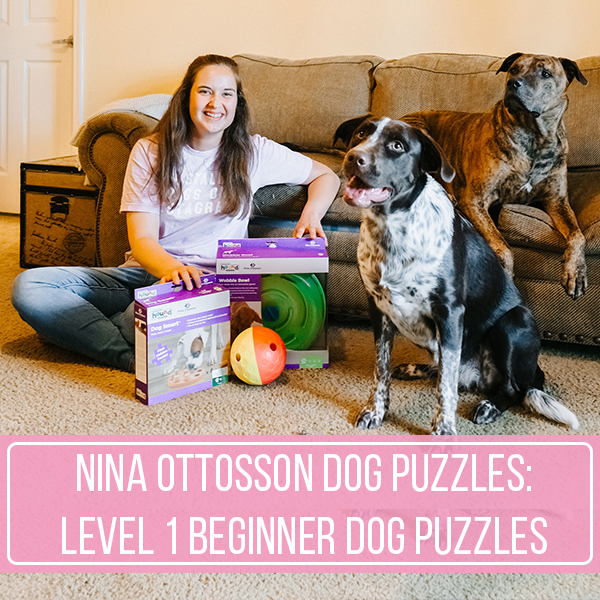 Nina Ottosson Dog Puzzles, Level 1: Beginner Puzzles For Dogs