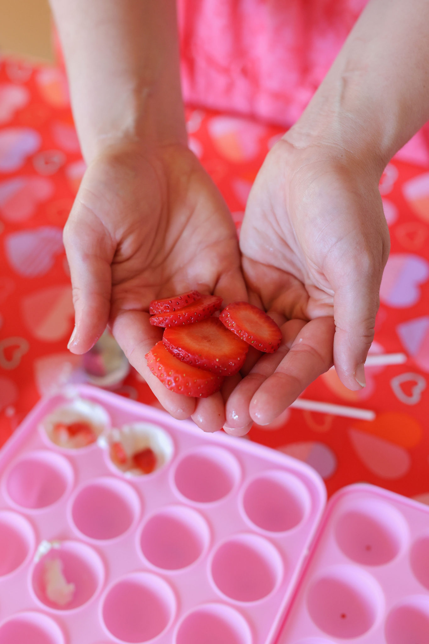 Valentine’s Day Dog Treat Frozen Dog Cake Pops Sparkles and Sunshine