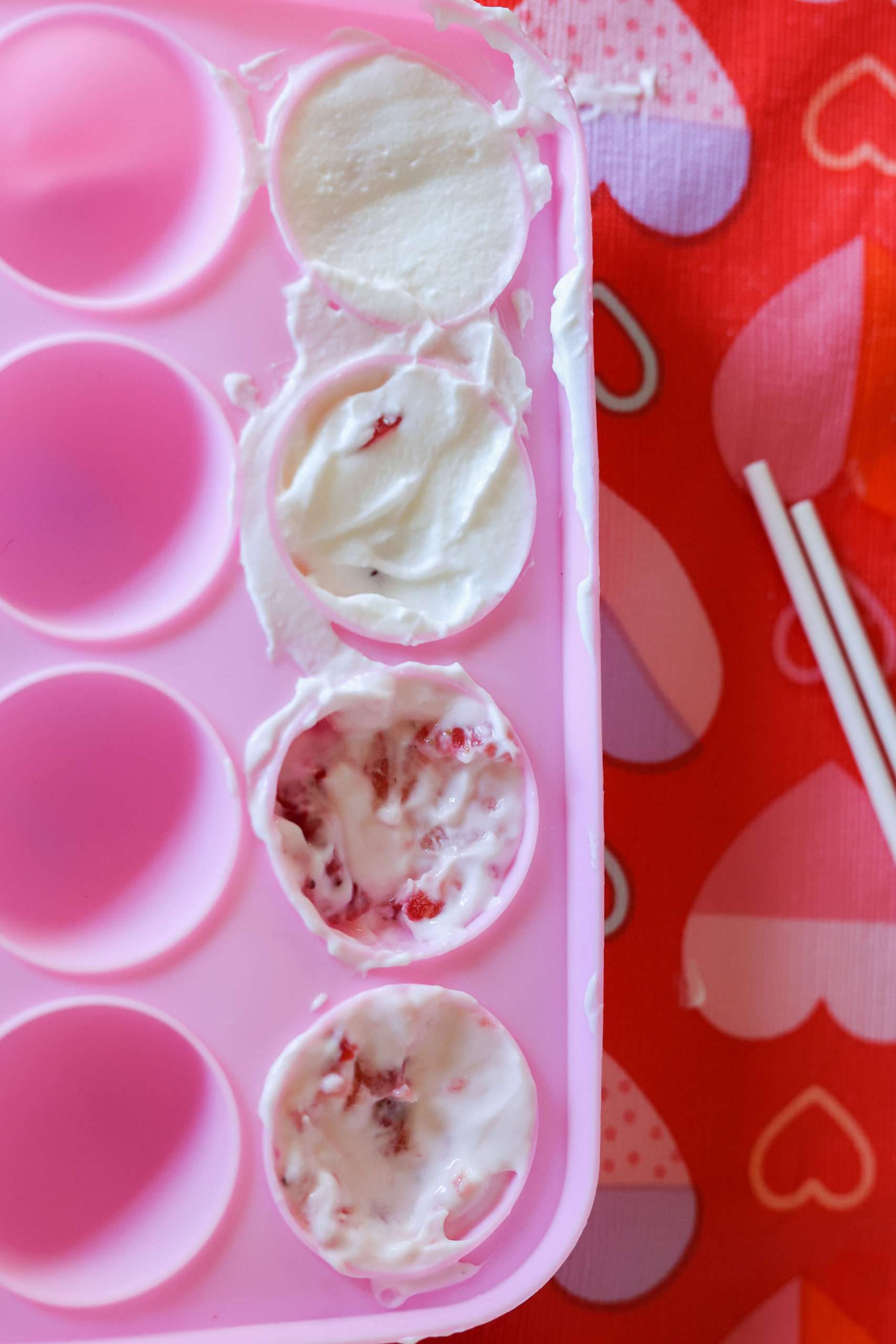 Valentine’s Day Dog Treat Frozen Dog Cake Pops