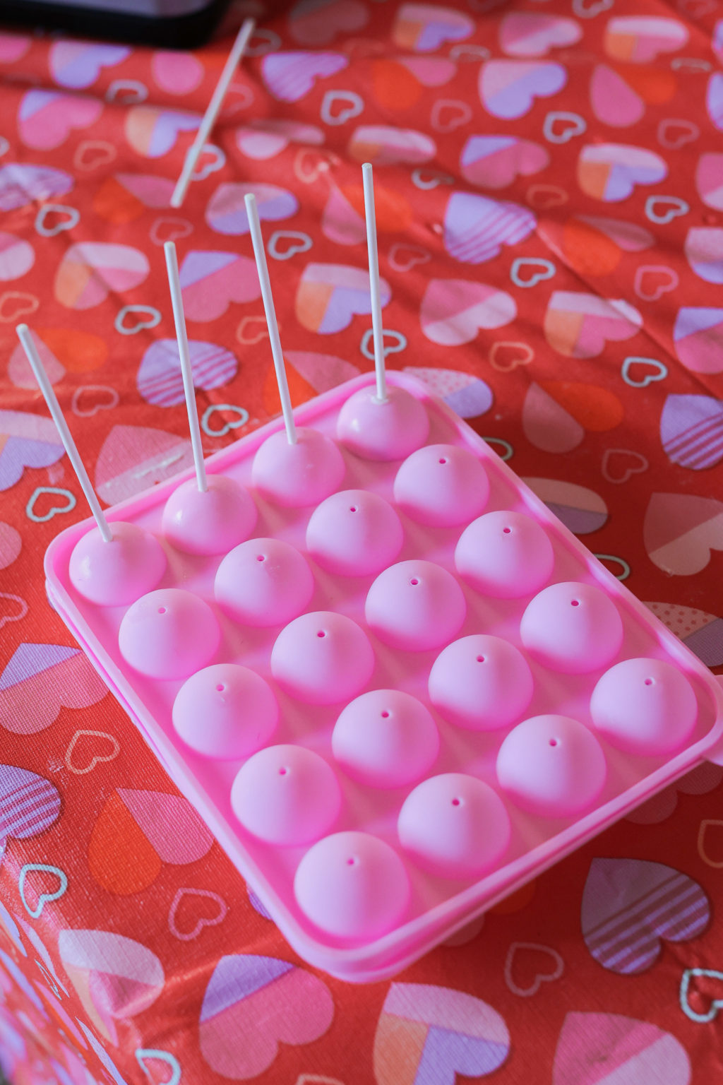 Valentine’s Day Dog Treat Frozen Dog Cake Pops