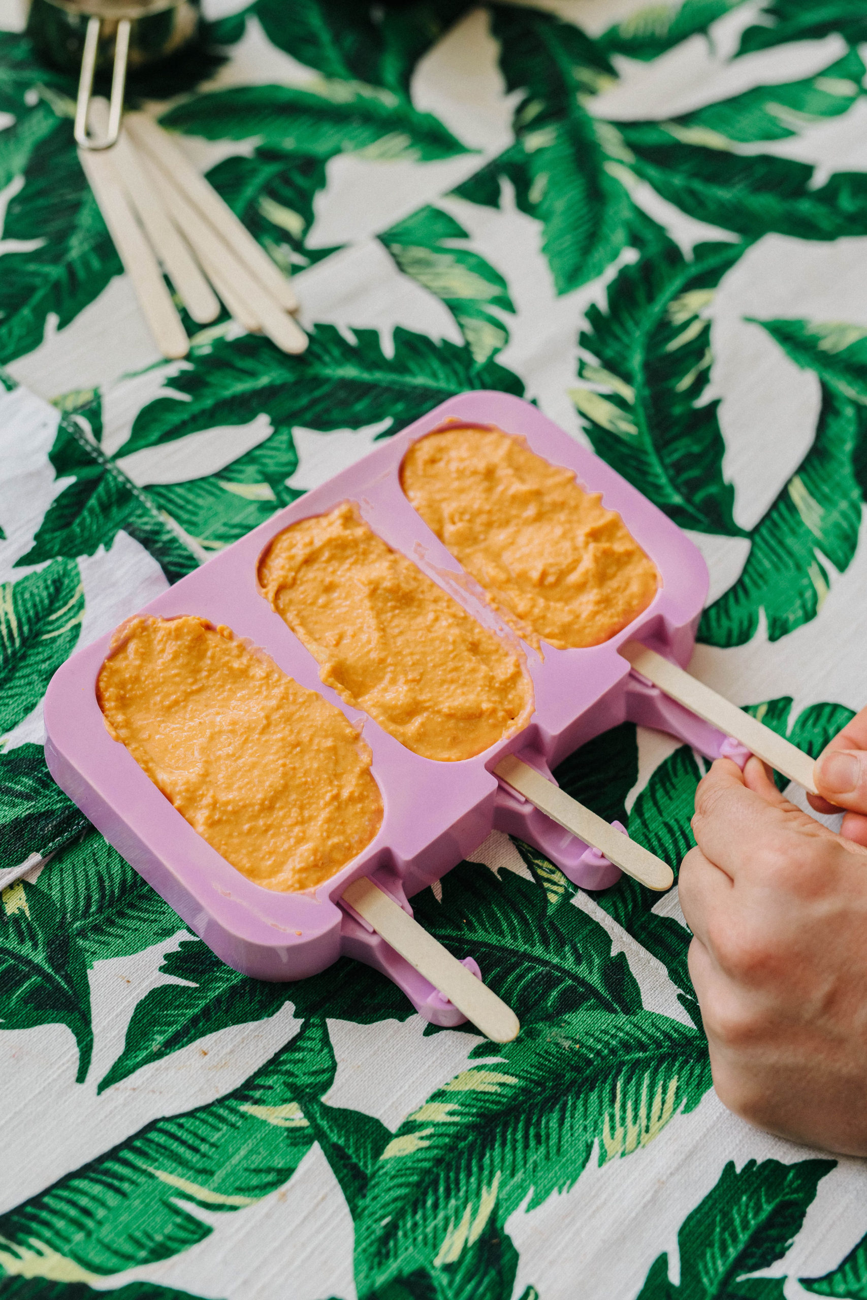 Creamsicle Dog Popsicle Frozen Carrot, Pumpkin & Yogurt Dog Treat