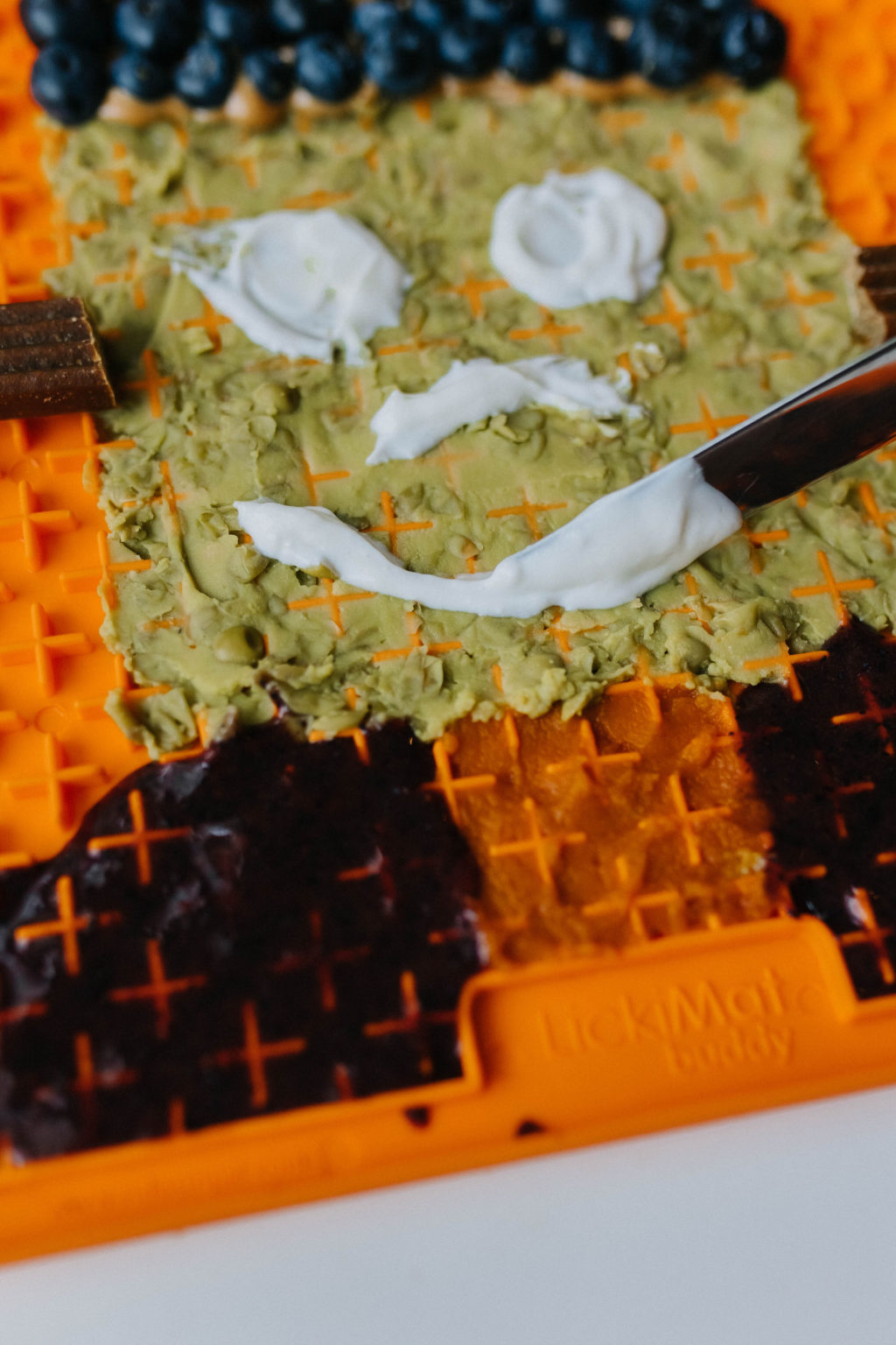 Lickimat Buddy Recipe Idea Halloween Frankenstein Dog Treat Sparkles