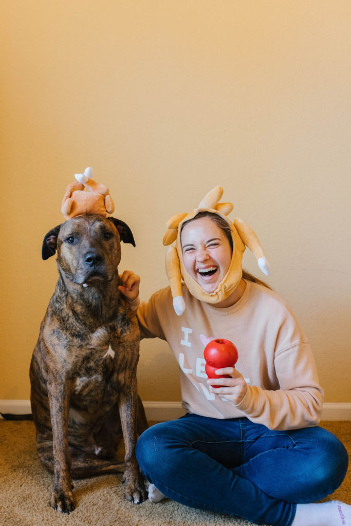 Thanksgiving Dog Treat: Kong-ucopia KONG Filling Idea sparkles and sunshine blog