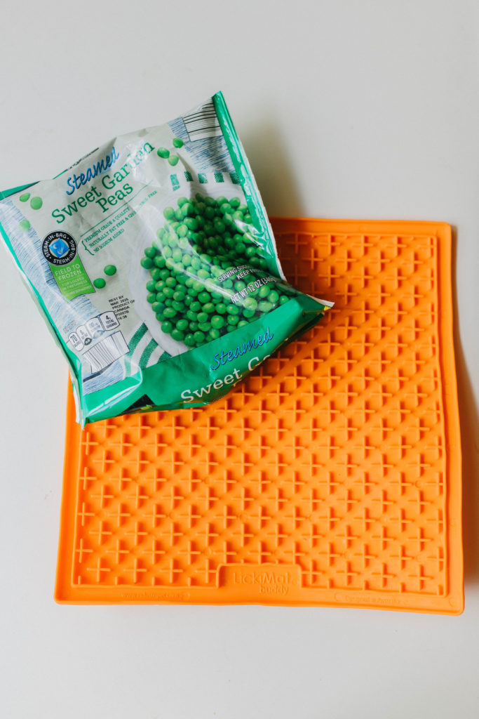 frozen peas for dogs dog lick mat ideas sparkles and sunshine blog