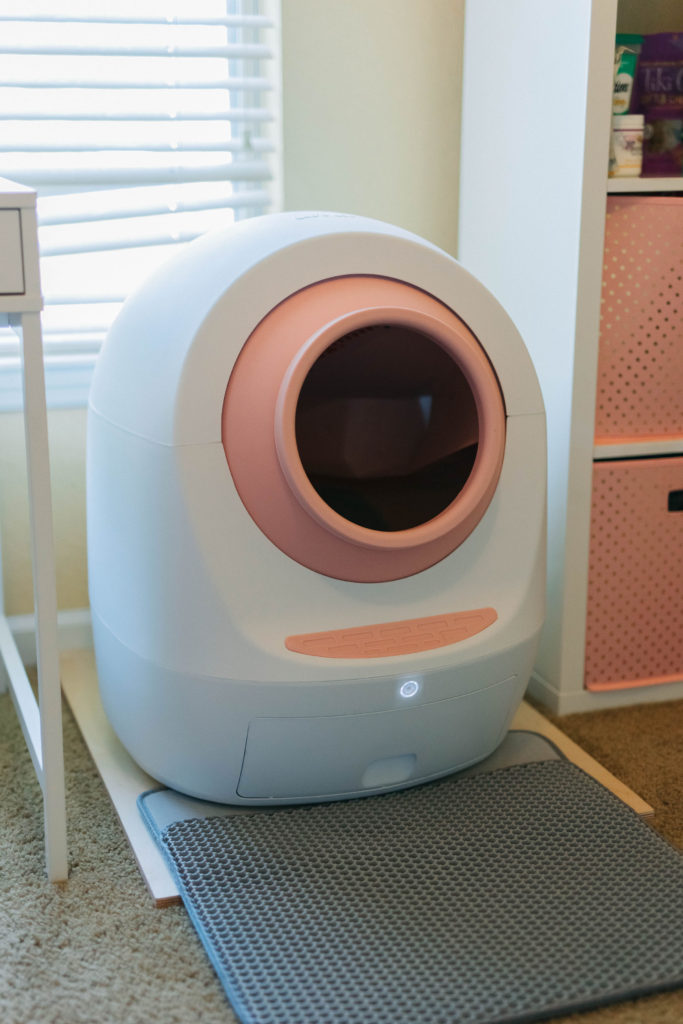 Leo’s Loo Too self-cleaning smart litter box pink sparkles and sunshine blog