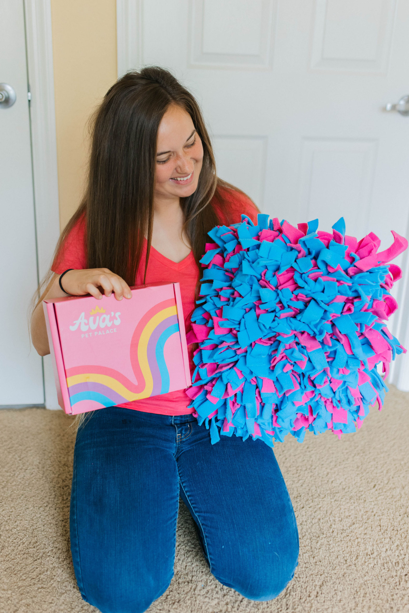 DIY Snuffle Mat For Dogs 