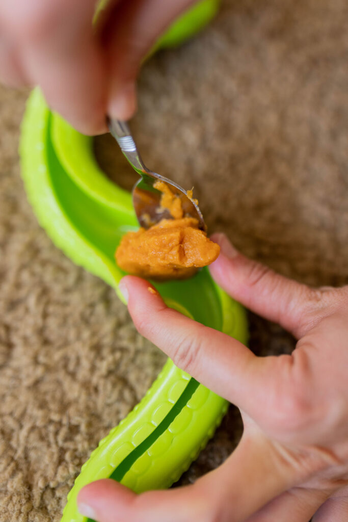 TRIXIE snack snake frozen pumpkin dog treat sparkles and sunshine blog