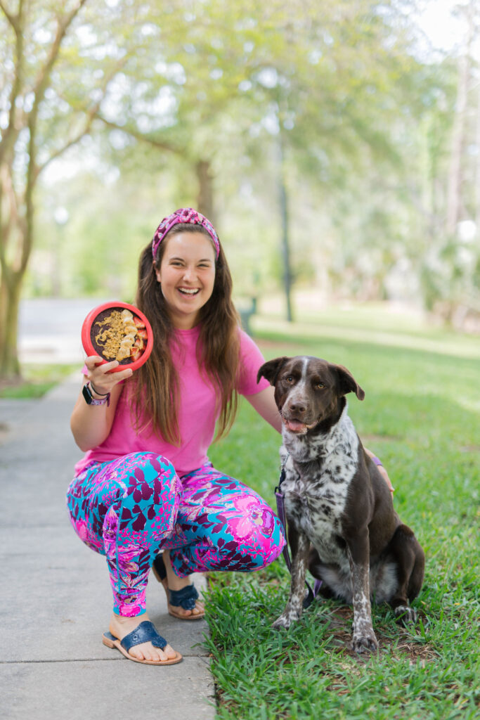 acai bowl dog lick mat idea sparkles and sunshine blog