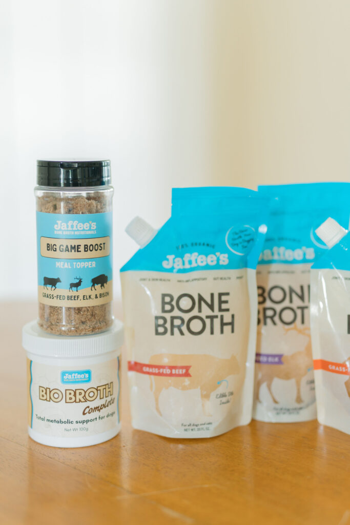 Jaffees dog bone broth products sparkles and sunshine blog