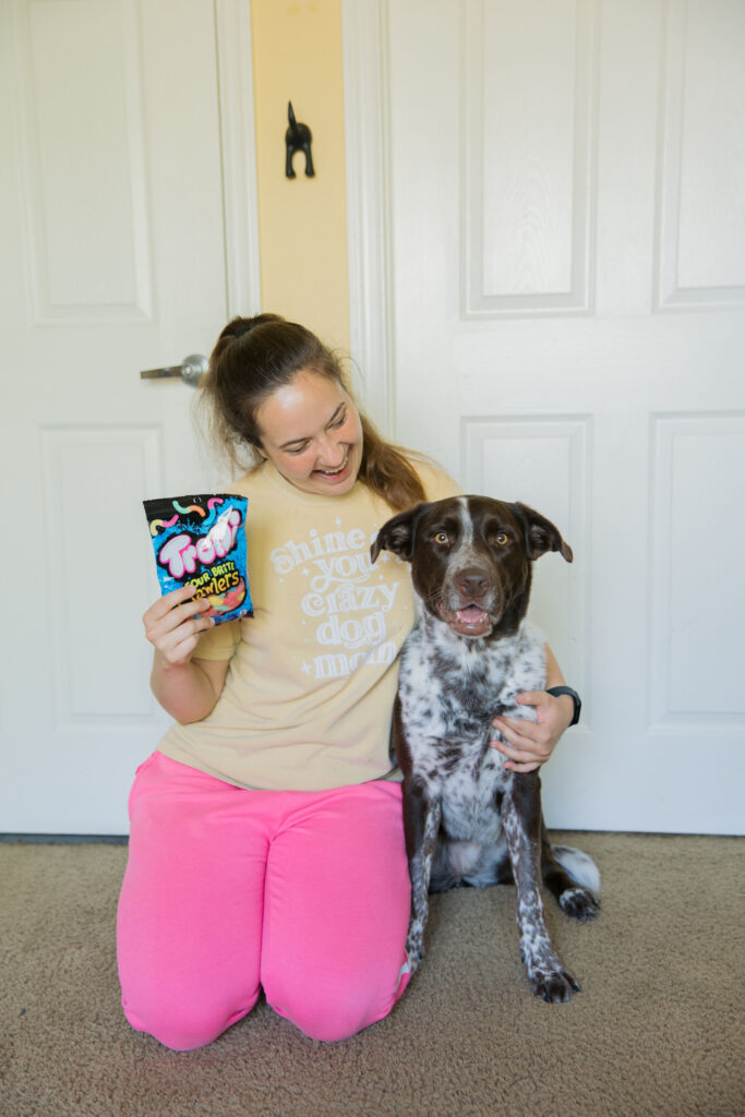 Gummy Worm DIY Homemade Frozen Dog Treats Sparkles and Sunshine Blog