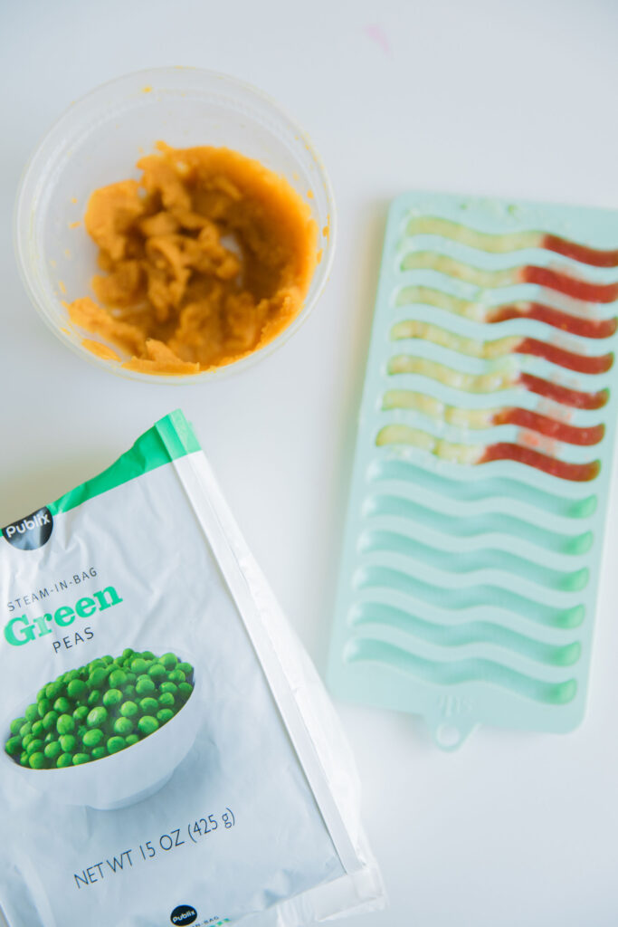 Frozen pumpkin peas dog treats recipe sparkles and sunshine blog