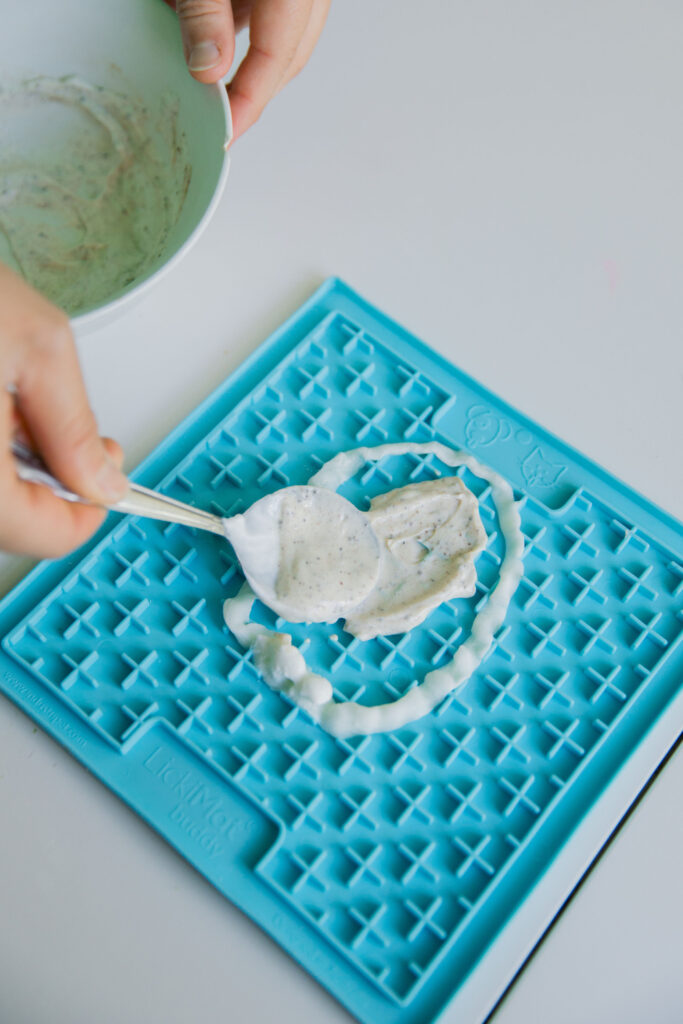 Summer yogurt treats for dogs on lickmat buddy sparkles and sunshine blog
