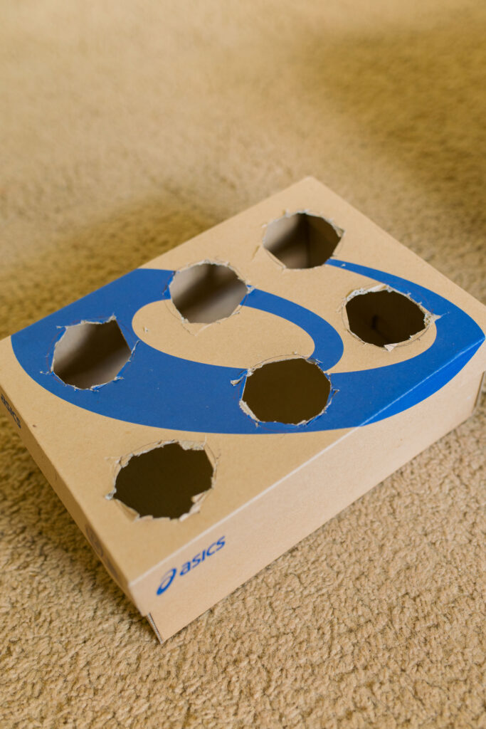 Cat enrichment activities using cardboard boxes sparkles and sunshine blog
