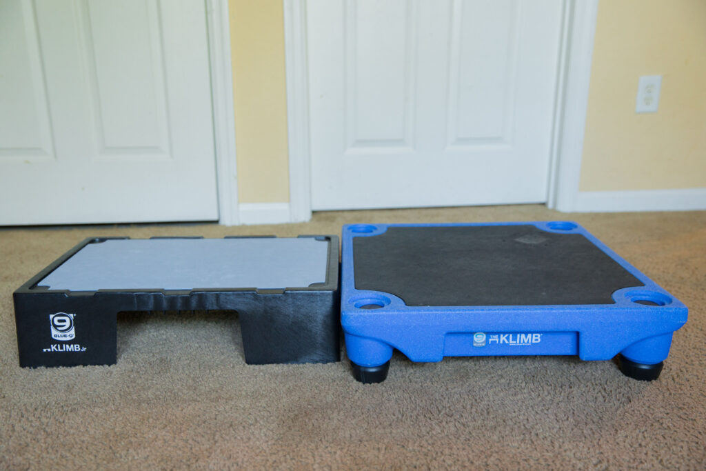 Blue-9 pet products KLIMB Jr. with KLIMB dog training platform sparkles and sunshine blog